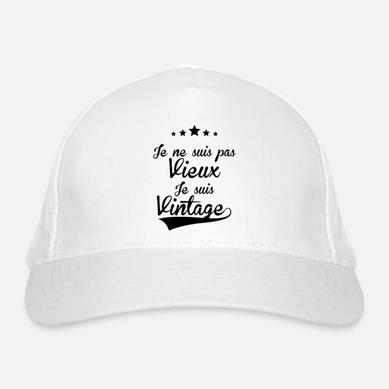 Vintage_FR_H Casquette classique bio