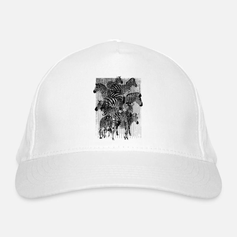 Zebra (Stripes) Bio-Baseballkappe