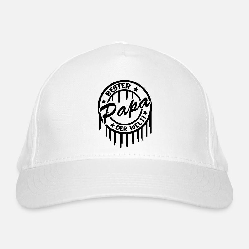 bester_papa_der_welt Bio-Baseballkappe