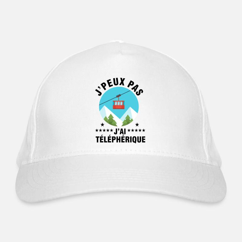 j'peux pas j'ai téléphérique Casquette classique bio