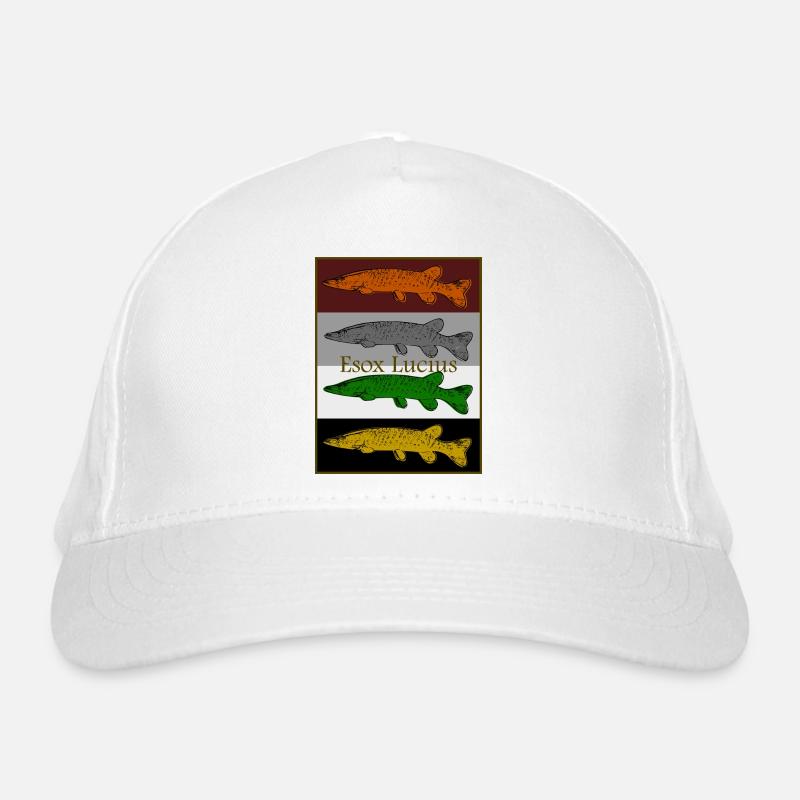 Colorful Pike Design Organic Baseball Cap