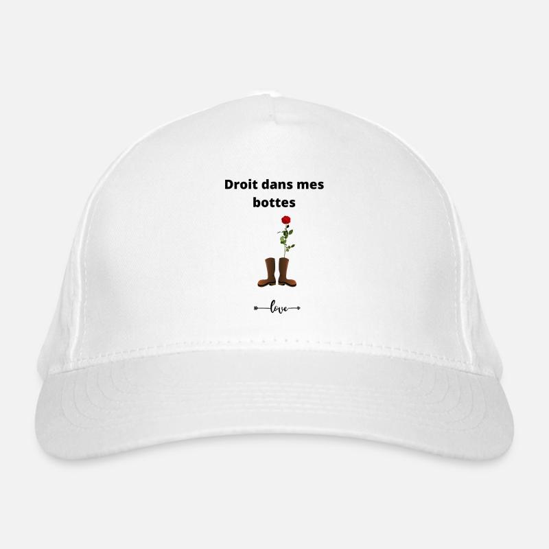 Droit dans mes bottes Casquette classique bio