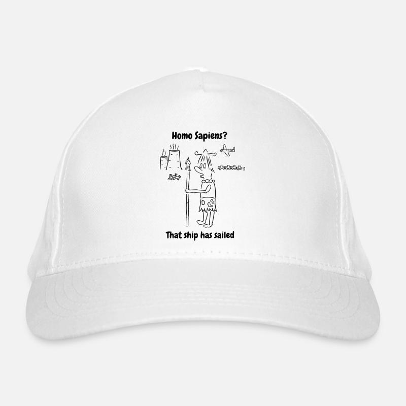 Homo Sapiens That ship has sailed Bio-Baseballkappe