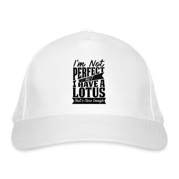 PARFAIT AVEC LOTUS CAR - Casquette classique bio - blanc - Devant