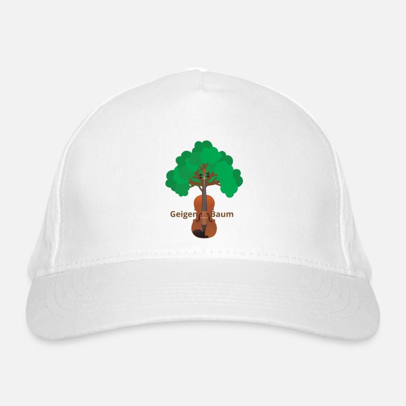 Violin Tree Organic Baseball Cap