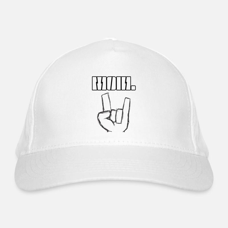 Moin dans le design hard rock Casquette classique bio