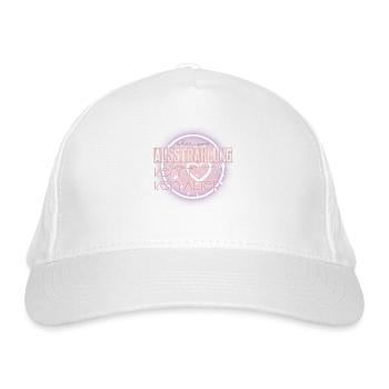 Ausstrahlung kennt kein Alter - Bio-Baseballkappe - Weiß - Vorne
