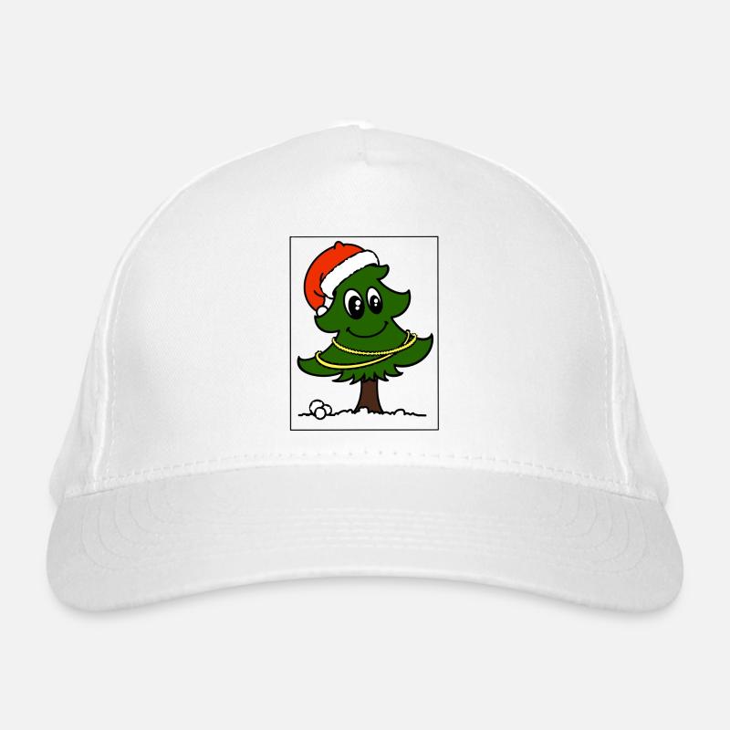 Weihnachtsbaum Bio-Baseballkappe