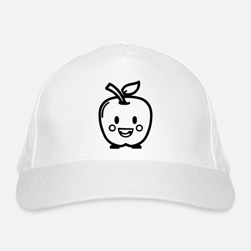 Jolie pomme avec l’idée cadeau Face Vector Casquette classique bio