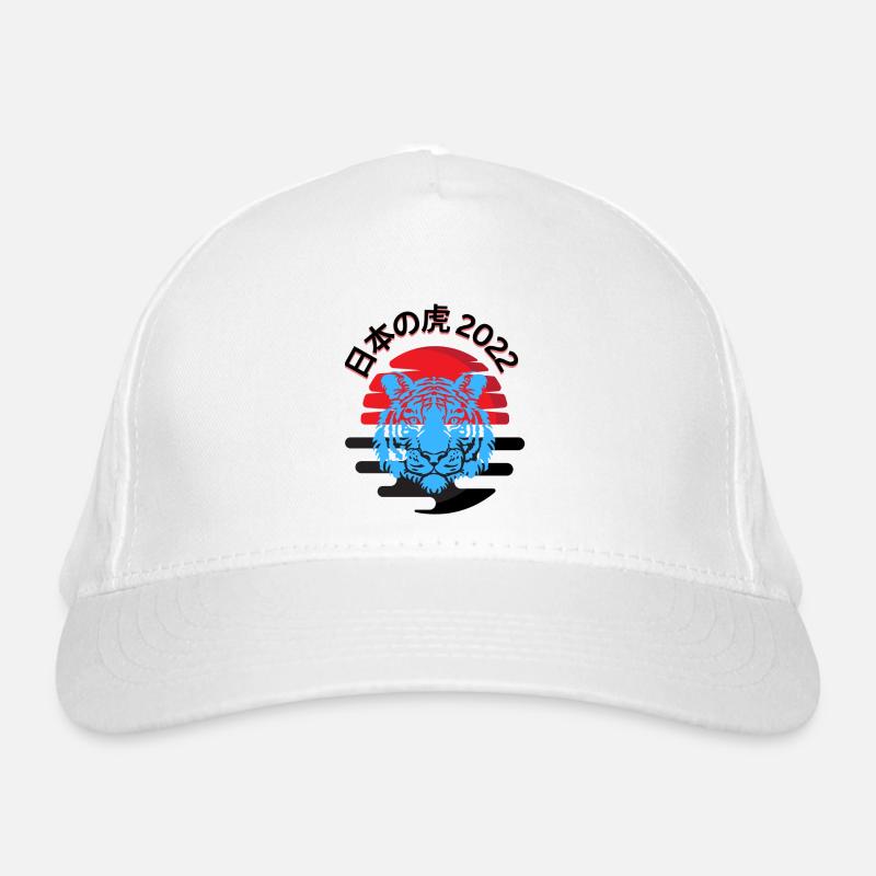日本の虎 2022 1 Organic Baseball Cap