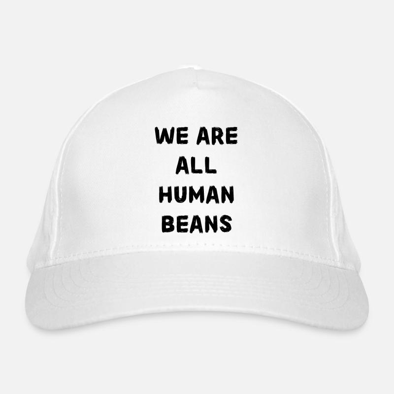 Menschliche Bohnen. Human Beans. Geschenkidee Bio-Baseballkappe