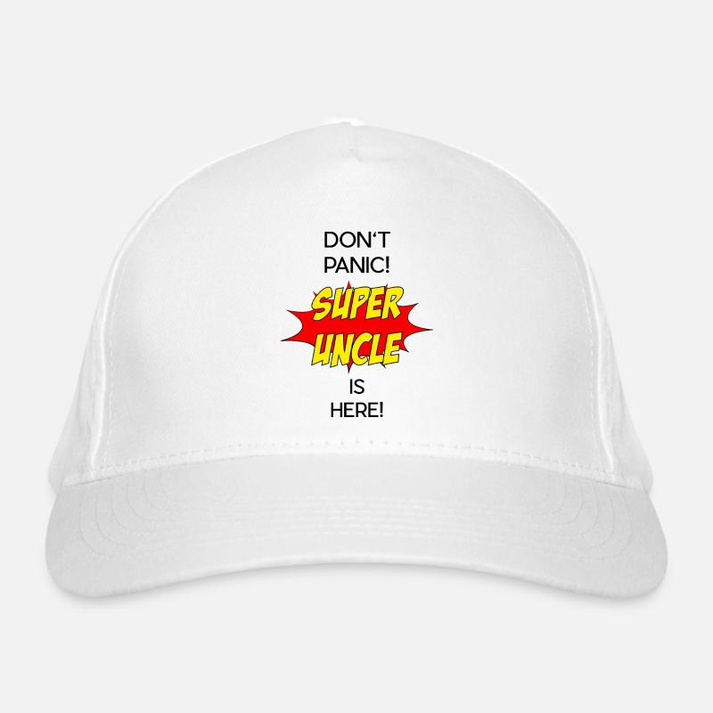 Super Uncle / Super Onkel Bio-Baseballkappe