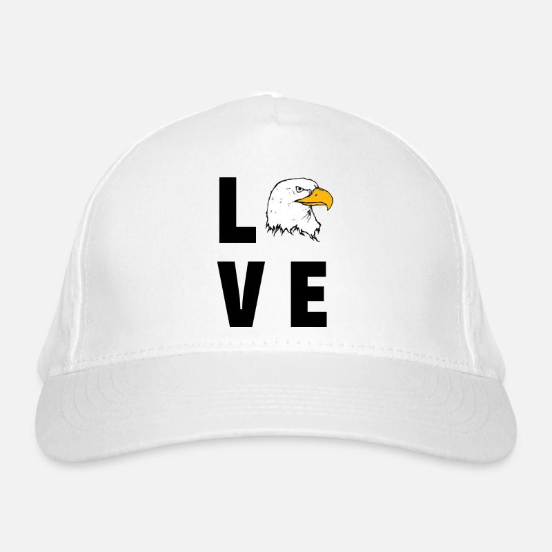 Love Eagle Organic Baseball Cap