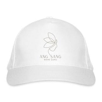 ANG SANG WAHE GURU - Organic Baseball Cap - white - Front