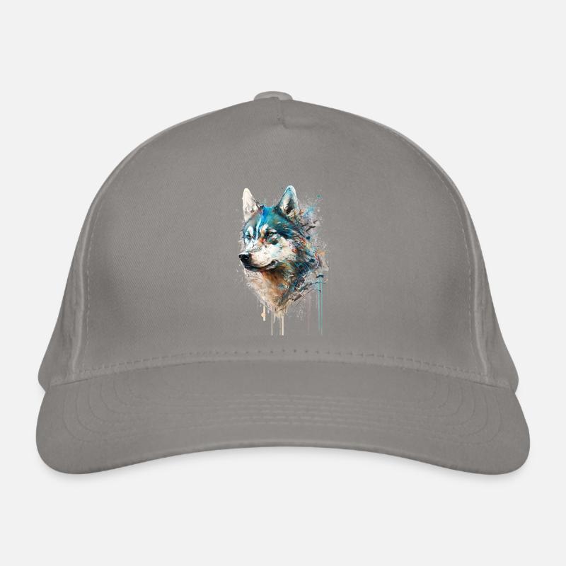 Siberian Husky 01 Organic Baseball Cap