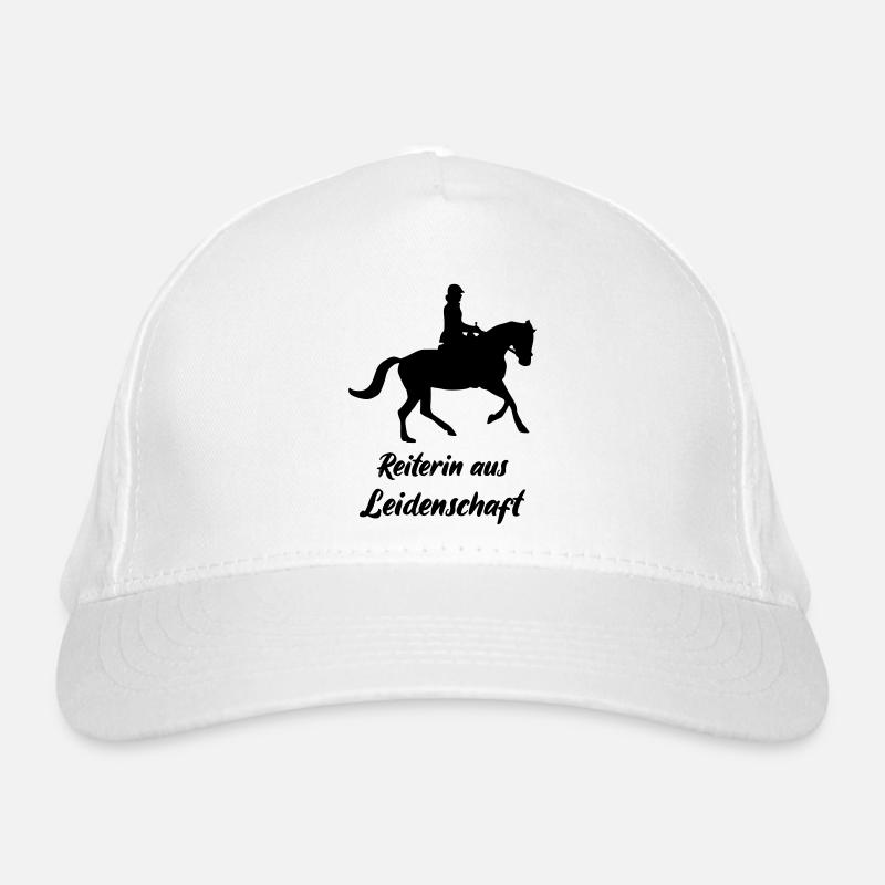 reiterin aus leidenschaft Bio-Baseballkappe