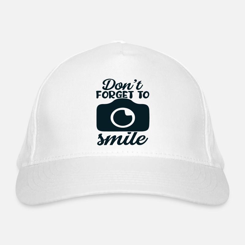 Don ́t forget to Smile Organic Baseball Cap