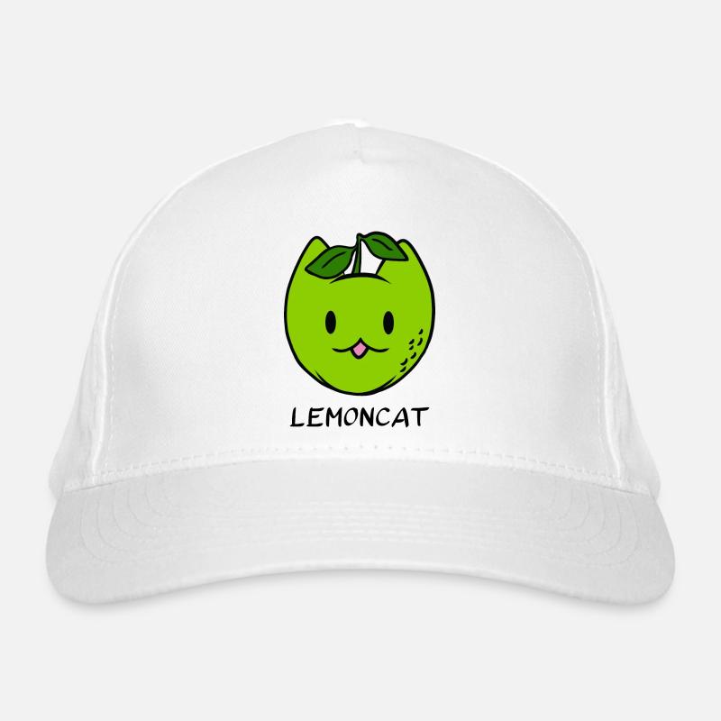 Niedliche Dôle-Katze LEMONCAT Bio-Baseballkappe