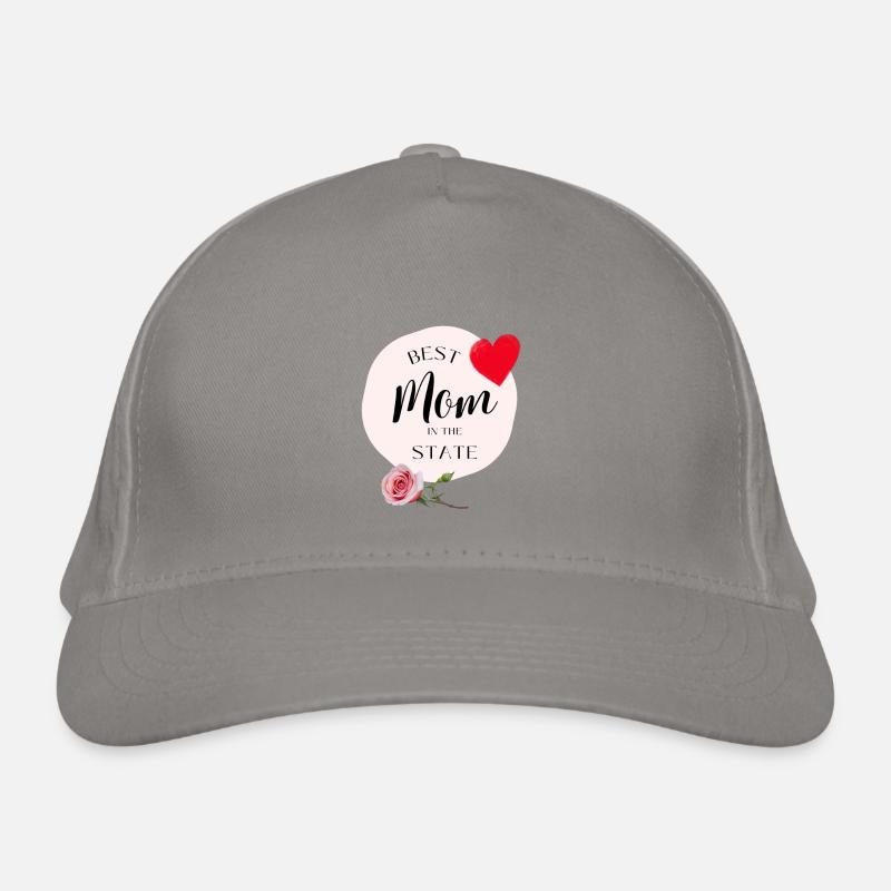 Best Mom in the State Organic Baseball Cap