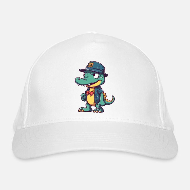 Cool crocodile Organic Baseball Cap
