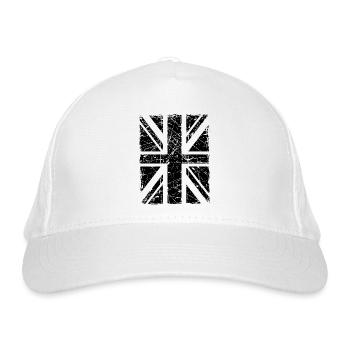 Union Jack - Organic Baseball Cap - white - Front
