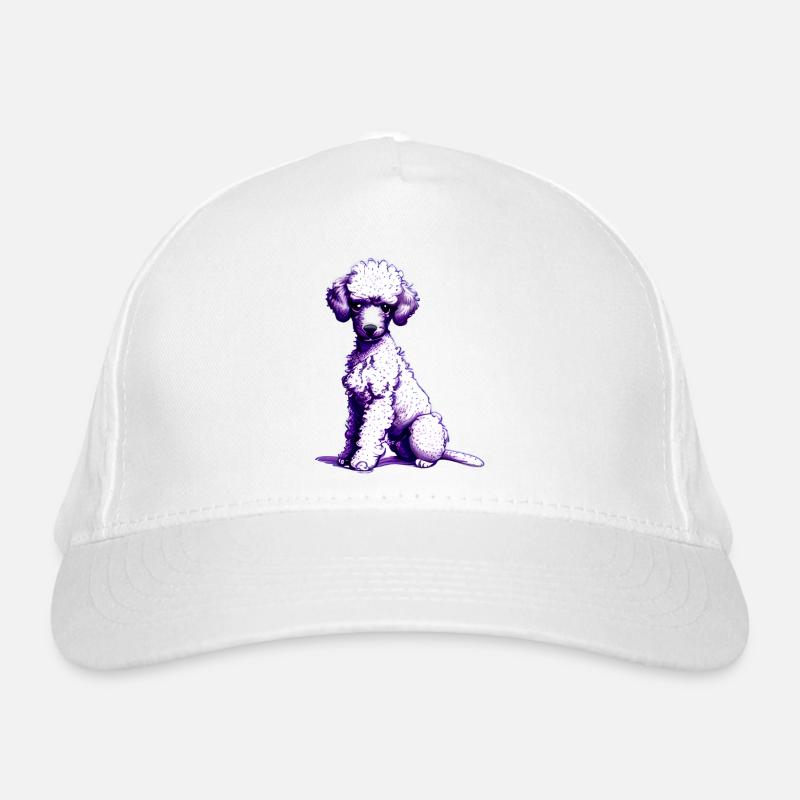 Caniche chiot propriétaire de chien caniche chiot chien amour Casquette classique bio