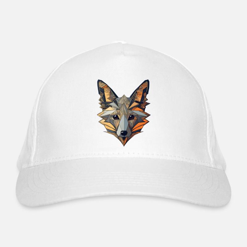 Abstrakte Kunst Fox Bio-Baseballkappe