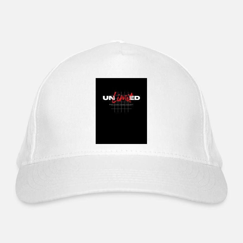 Lettrage illimité, moderne Casquette classique bio