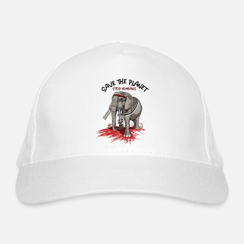 Save the planet, stop humans Casquette classique bio