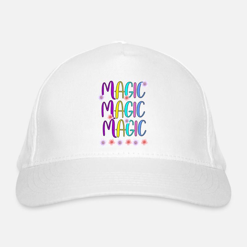 Couleurs MAGIC Words Design Casquette classique bio