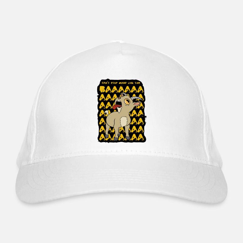 Can't stop doing like this - Bio-Baseballkappe - Weiß