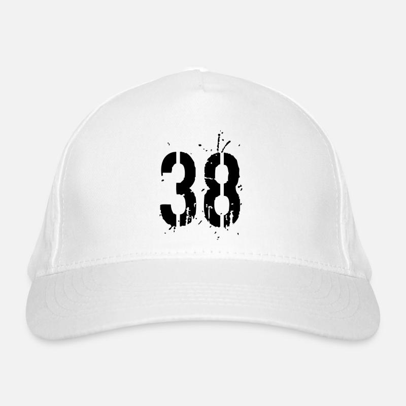 38 Nombre 38 Casquette classique bio
