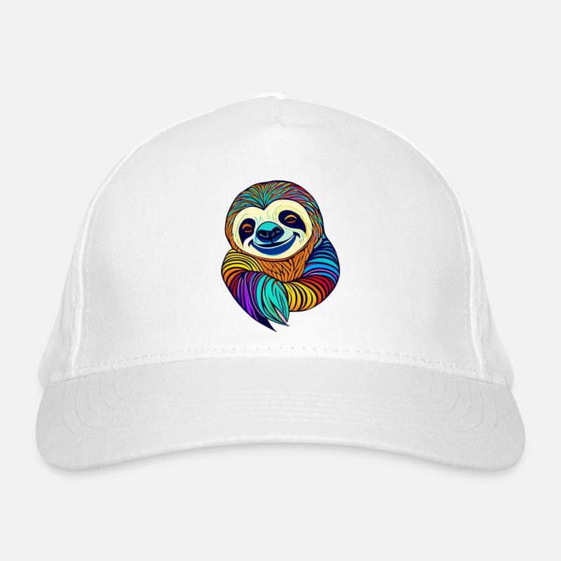 Faultier Bio-Baseballkappe