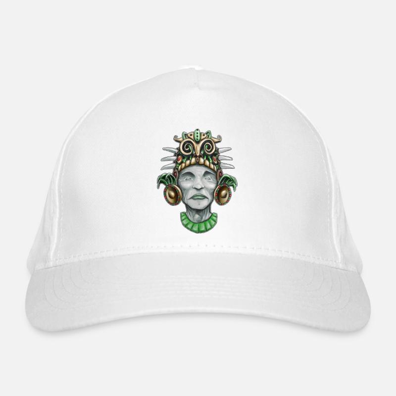 Aztekisch inspirierter Gott 2 Bio-Baseballkappe