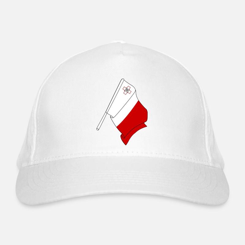 Flag of Malta Organic Baseball Cap