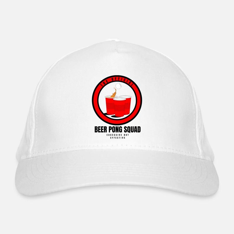 Team Beer Pong Organic Baseball Cap