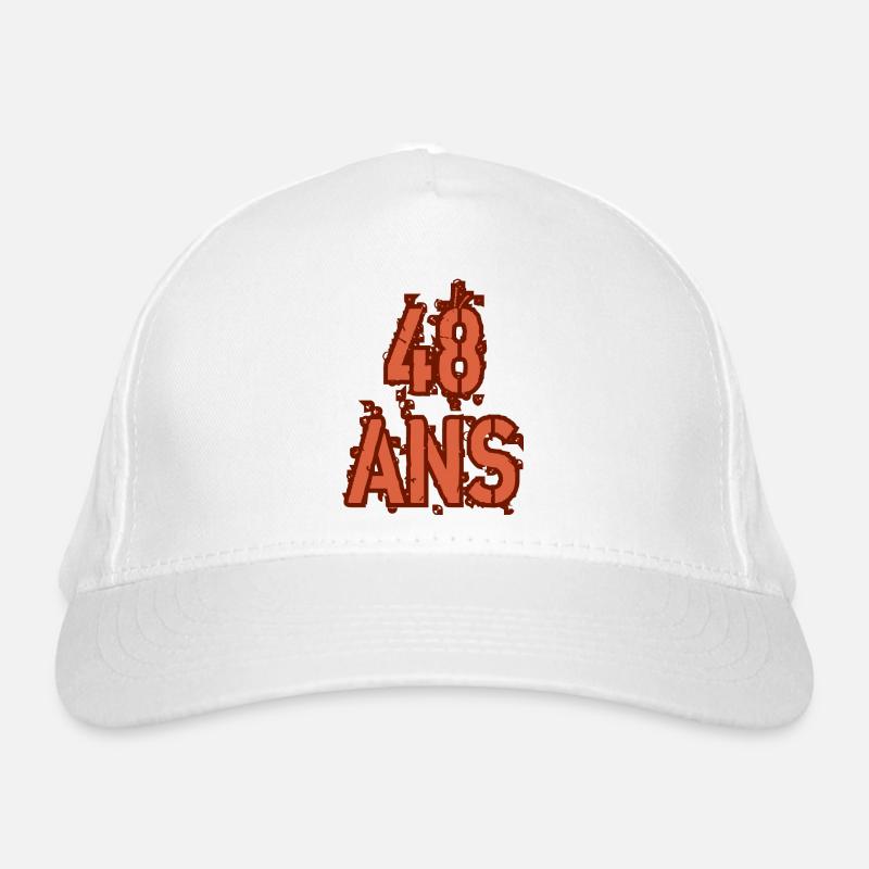 48 ANS Casquette classique bio