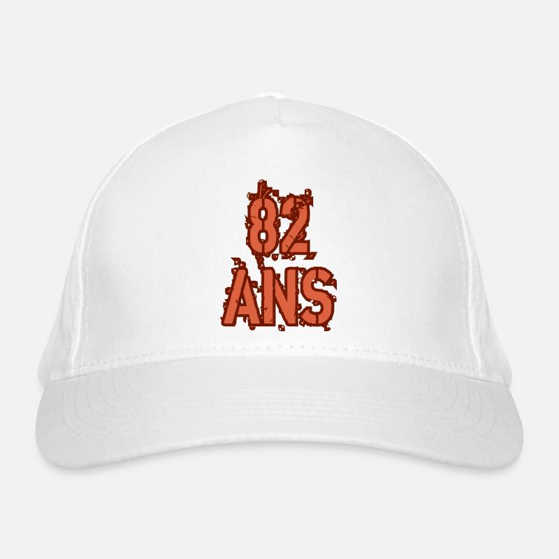 82 ANS Casquette classique bio