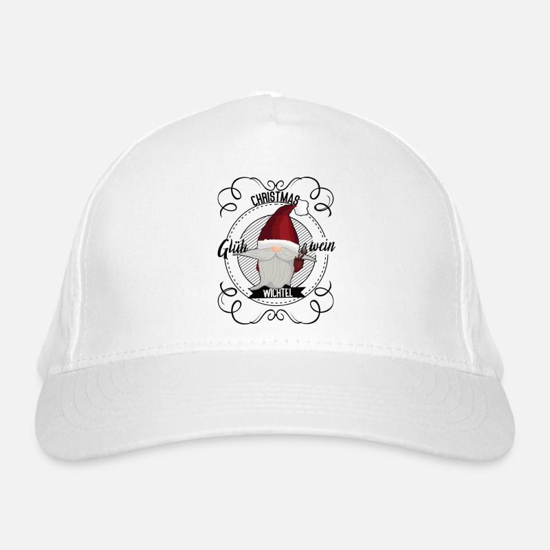 Mulled Wine Gnome – Christmas Design Organic Baseball Cap