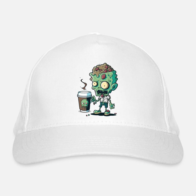 The Caffeinated Undead Organic Baseball Cap