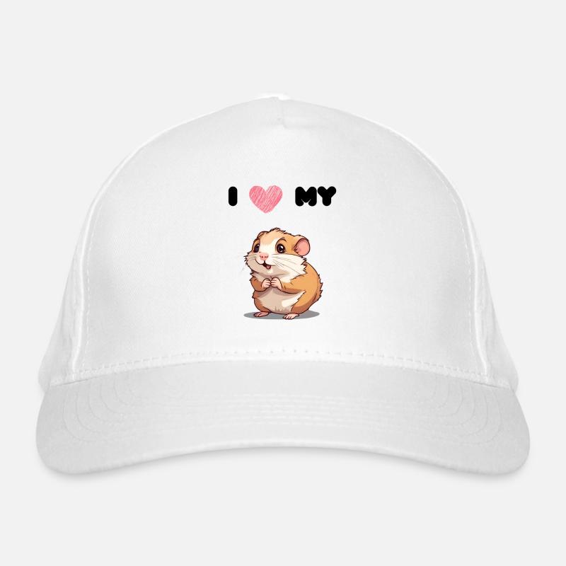 Hamsterliebe - süßer Hamster Bio-Baseballkappe