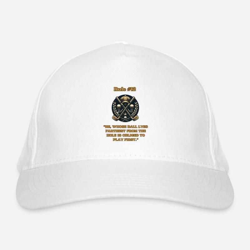 Golf Rules #12 Casquette classique bio