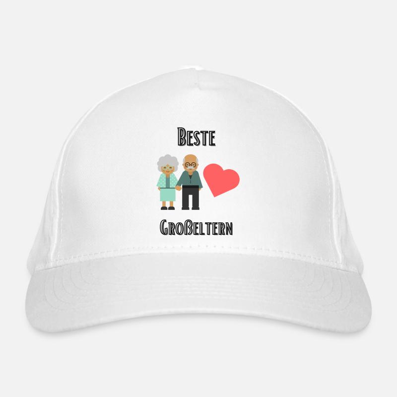 Beste Großeltern Bio-Baseballkappe
