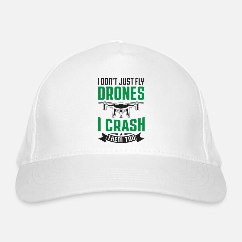 Je ne me contente pas de piloter des drones, je les écrase aussi Casquette classique bio