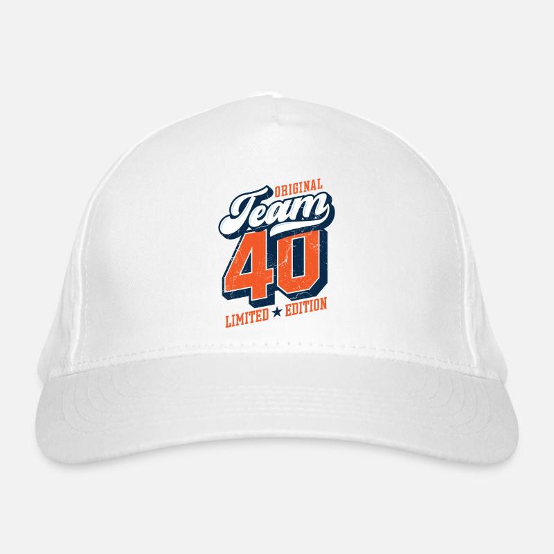 Original Team 40 - Limited Edition - Bio-Baseballkappe - Weiß