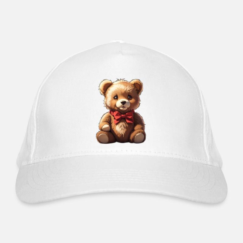 Teddybär Bio-Baseballkappe