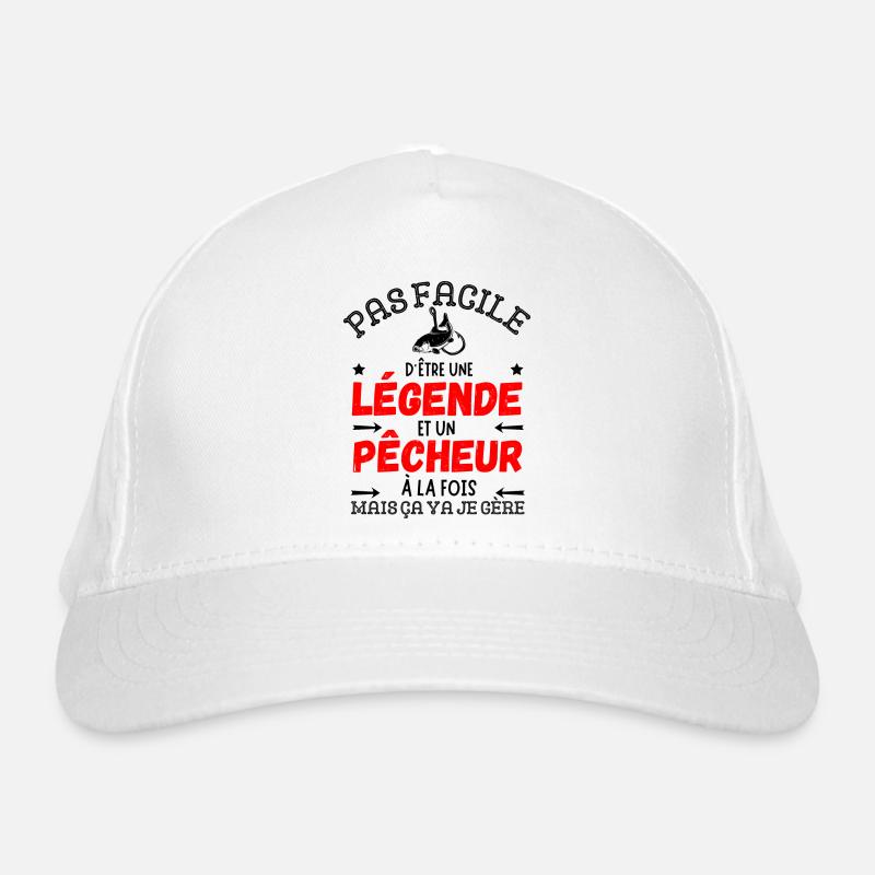 A FISHING LEGEND Organic Baseball Cap