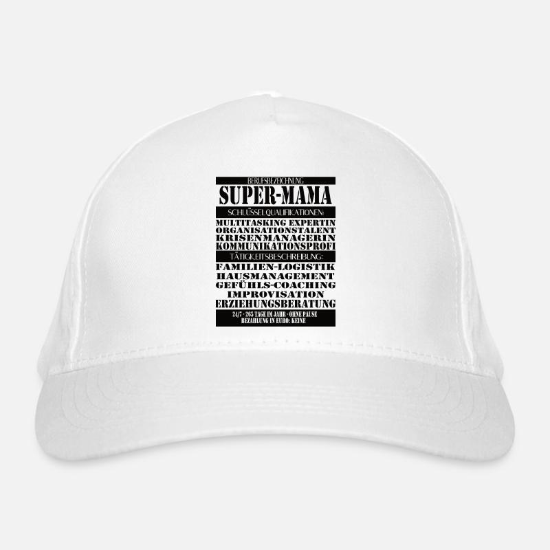 Super Mama – Multitasking without a break Organic Baseball Cap