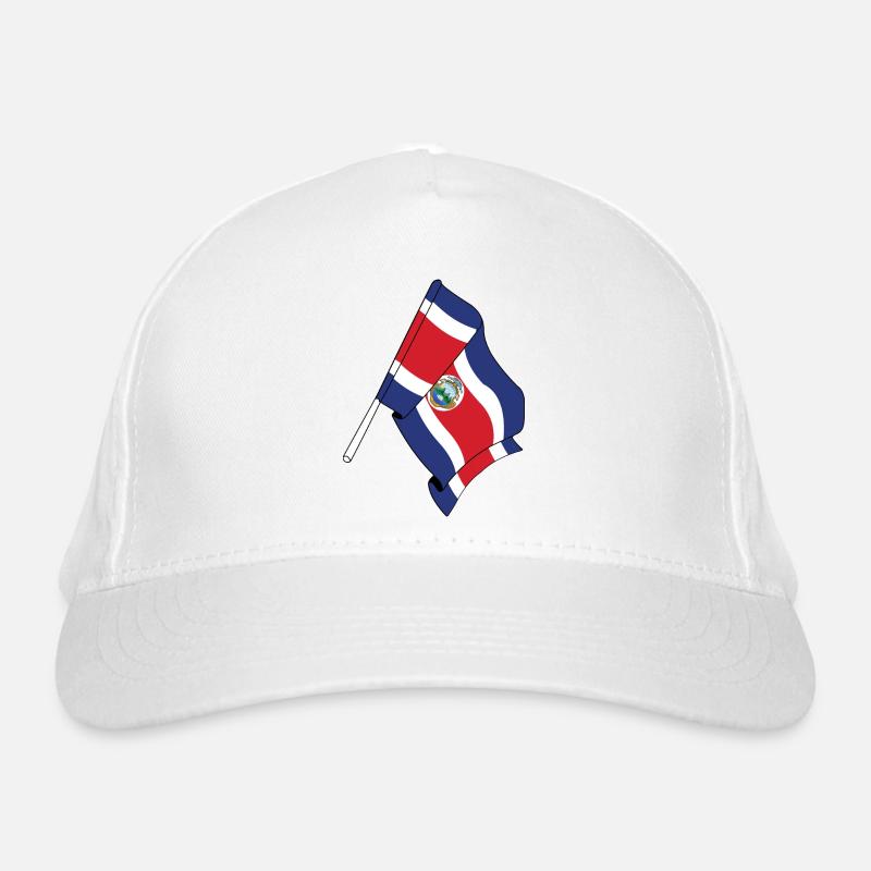 Drapeau du Costa Rica Casquette classique bio