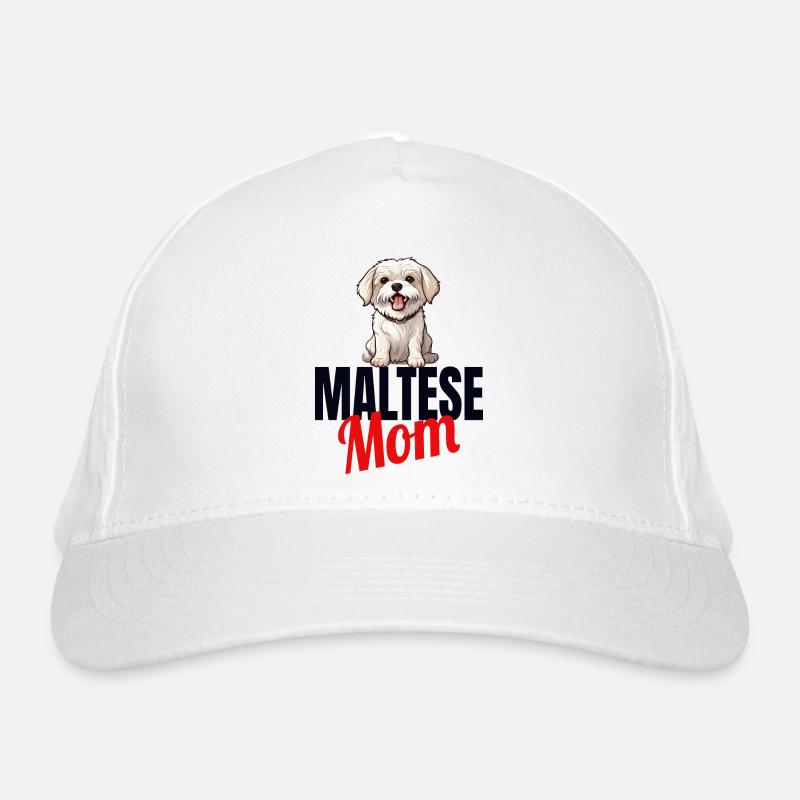 Maltese Lapdog Puppy Muttertag Welpe Bio-Baseballkappe